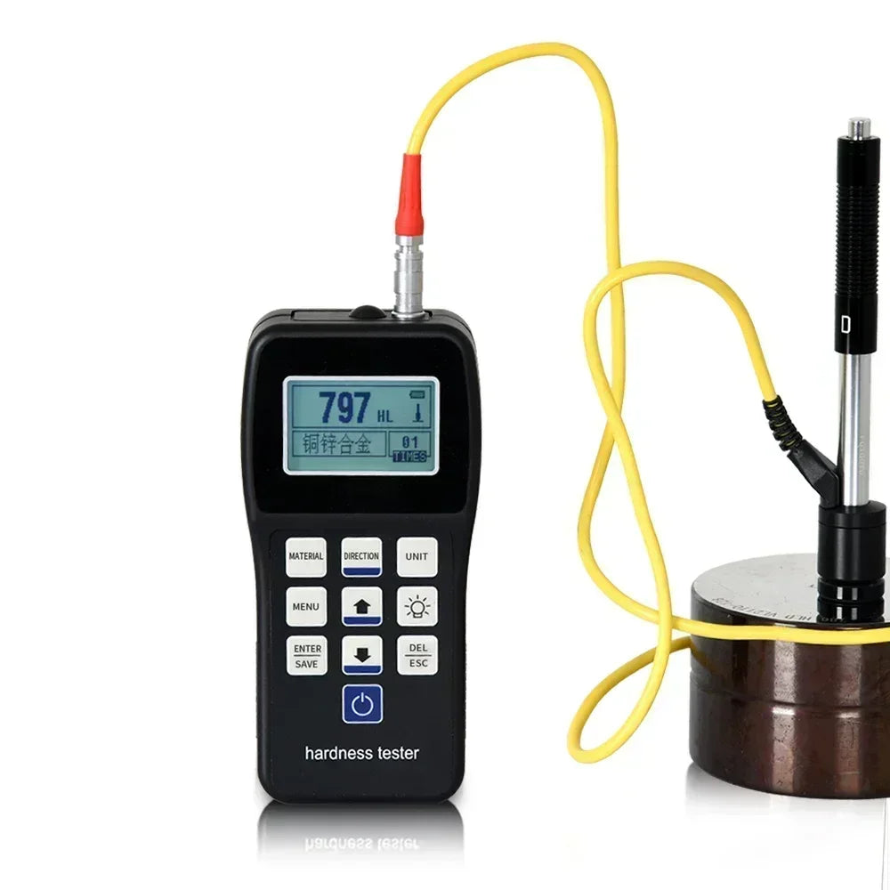 TH-110/120 Leeb Hardness Tester Portable Rebound Meter Durometer HL、HB、HRB、HRC、HRA、HV、HS For Metal Steel Without Standard Block TH-110/120 Leeb Hardness Tester Portable Rebound Meter Durometer HL、HB、HRB、HRC、HRA、HV、HS For Metal Steel Without Standard Block